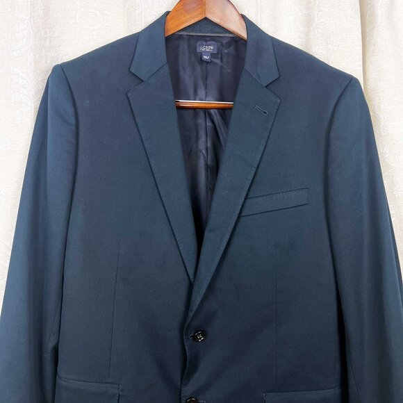 J. Crew men's Aldridge Jacket cotton blazer dark blue - Picture 2 of 8